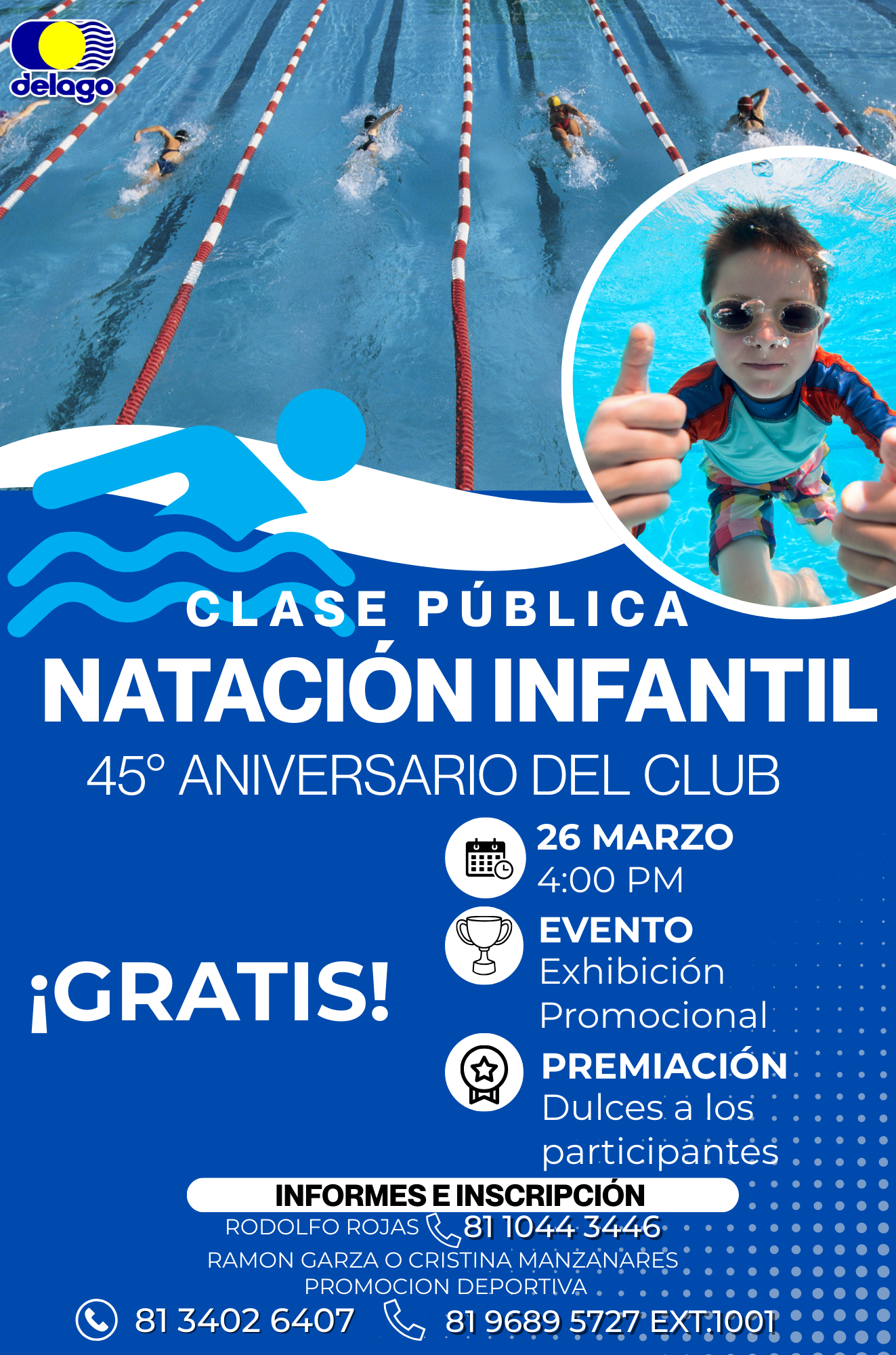 Clase Pública - Natación Infantil